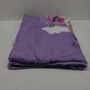 Purple Unicorn Cartoon Stars Rainbow Print Cute Princess Bed in a Bag - 1 Baby Comforter