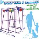 PUDDLE SPLASHERS Outdoor Water Play for Kids, Backyard Waterpark Sprinkler Summer Toy, Fun Outside Play Structure for Kids with Sprinkler, Water Buckets and Splash Wheels, Family Backyard Waterpark