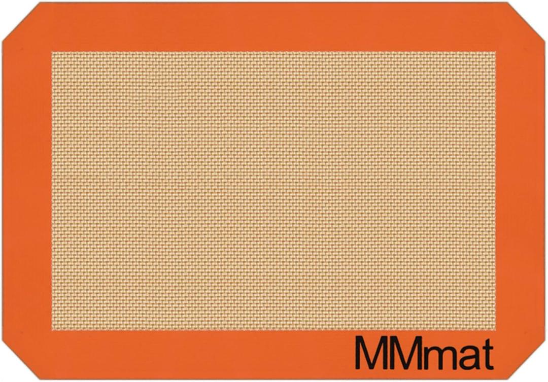 MMmat Silicone Baking Mats for Quarter Sheet  Best German Silicone  Non Slip Silicone Baking Sheet, Non Stick Reusable Silicone Mats for Baking, Oven Liner, Counter Mat