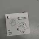 Smily Mia 2pack Penguin Teether for Babies 0-6Month, Infant Teething Toys,Pacifiers for Breastfed Babies, Silicone Teething Mittens for 3-6Months, Perfect Shower Gift+Baby Registry, Pink&Purple, 06-purple andlight pink