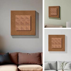 3D Textured Wall decor, brown geometric sandstone texture images,16x16Inch