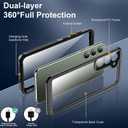 SPIDERCASE Designed for Samsung Galaxy S23 Case Waterproof,Built-in Screen & Camera Lens Protector[IP68 Underwater][Military Grade Shockproof] Full Body Protection Phone Case, Black/Clear