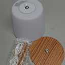 EZVALO Shower Lamp, IP65 Waterproof Modern Bathroom Lamp, Cordless Rechargeable Bath Light with 4500mAh Battery  Soft 360 Glow for Bathtub, Night Shower & Relaxing Routines (1 Pack, Wood Grain)