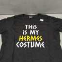 This Is My Hermes Halloween Costume Lazy Greek Mythology T-Shirt (Small, Black)