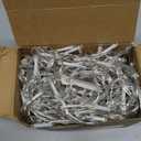 Joomer Christmas Icicle Lights - 33FT Plug in String Lights Waterproof, 8 Modes Timer Connectable Outdoor String Light for Christmas Party, Eaves, Roofs, Xmas Decorations (Warm White)