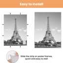 upsimples 16x24 Picture Frame White 3 Pack, Scratch-Proof Poster Frames 16 x 24 for Photo Gallery - Slide-In Strips, Horizontal or Vertical Wall Mounting
