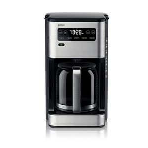 Braun PureFlavor 14‑Cup Programmable Coffee Maker – Fast Brew Speed, Touch Display, Bold & Brew‑Over‑Ice Modes, FlavorCarafe & Adjustable Warm Plate
