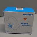 Kids Headphones Wired Toddler Headphones with Microphone, Over-Ear Headphones, 85/94dB Volume-Limiting, 3.5mm Jack, Foldable On-Ear Design - Safe & Comfortable for Learning & Entertainment (BlueOrange)