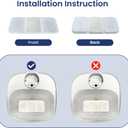 PawsPik Replacement Filters for PawsPik BOSS-01 Wireless Stainless Steel Battery Operated Water Fountain, 8 Pack Filter & Sponges Set for 4 months of Replacement, 5 Layer Filtration