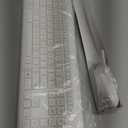 Wireless Keyboard and Mouse Combo, Full Size Silent Ergonomic Keyboard and Mouse, Long Battery Life, Optical Mouse, 2.4G Lag-Free Cordless Mice Keyboard for Computer, Mac, Laptop, PC, Windows(White)