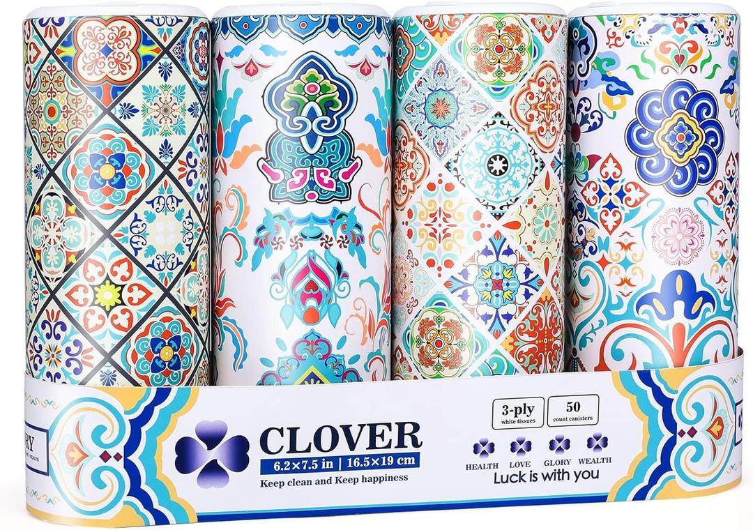 Car Tissue Holder with Facial tissues Bulk, Tissue for Cup Holder, Round Tissue Boxes for car tissues Cylinder,Travel tissues Packs Bulk (Gray)