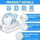 [2 PACK] UPGRADED WPW10493524 W10493524 Refrigerator Door Shelf Bin Compatible With Whirlpool Refrigerator Gallon Door Shelf AP6022277 PS7320762 WRF736SDAM WRF736SDBA Door Shelf