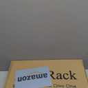 SNTD Dish Drying Rack - Small Dish Rack for Kitchen Counter, Stainless Steel Dish Drainer with Utensil Holder and Drainboard, 11" W x 15" L (Black)