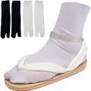 Adults Anime Cosplay Shoes with Socks Clogs Shoes (8.5-9.5, Agatsuma Zenitsu)