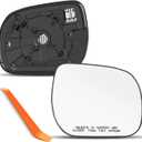 Compatible with Toyota Rav4 Passenger Side Mirror 2006 2007 2008 2009 2010 2011 - Right Side Mirrors Replacement Glass with Backing Plate, Power Heated