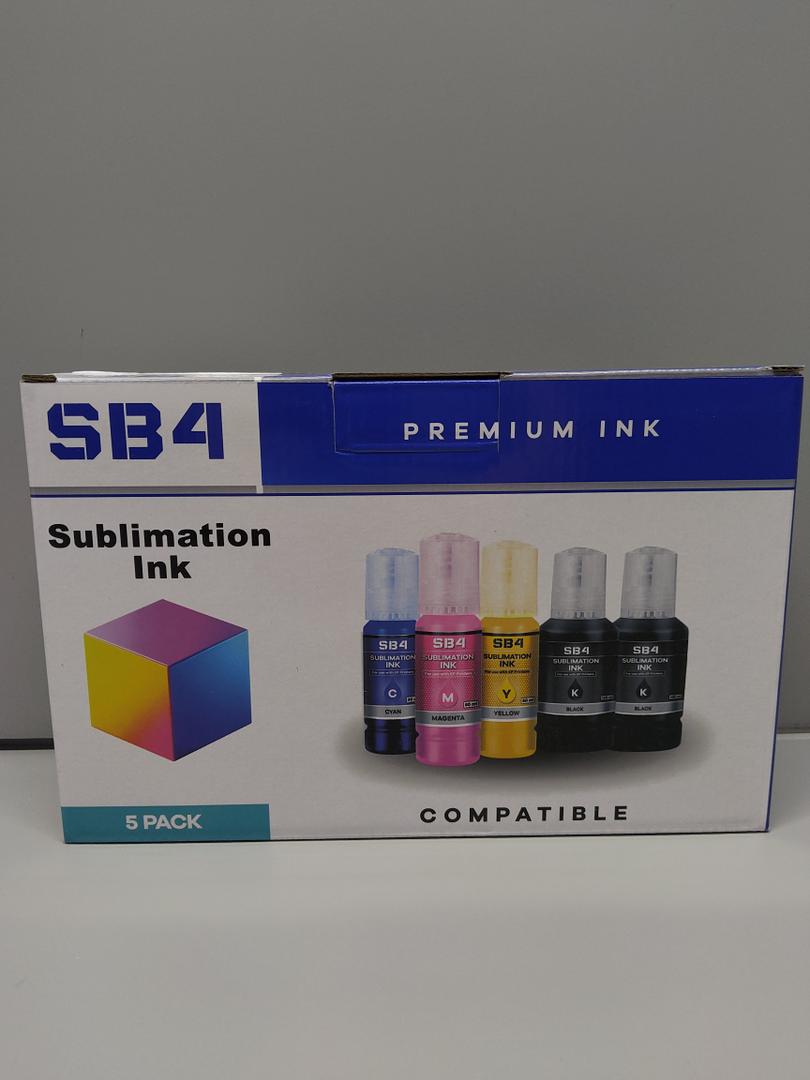 SB4 Compatible Ink Refill Bottles Sublimation Ink 520ml. ( 5 pack ), Expiration Date: 2026.09.24