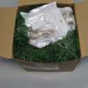 4 Strands Christmas Garlands 72 Feet Artificial Pine Garland Soft Greenery Wreaths with 160 Warm LED Lights for Christmas Indoor Outdoor Decoration