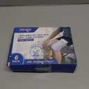 NEWGO Refillable Ice Bags with Clamp Closure [Pack of 6] Large 7 X 4.6, Reusable Easy Filling Hospital Ice Pack with Soft Outer Covering and Leak Resistant Inner Layer