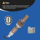 Oxygen O2 Sensor Upstream for Honda Civic 1.7L 2001-2003 Accord 2.2L 2.3L 1990-2002 Prelude 2.2L 1997-2001, for Acura CL EL NSX TL 1.7L 3.0L 3.2L 1999-2005, Replace 234-4621