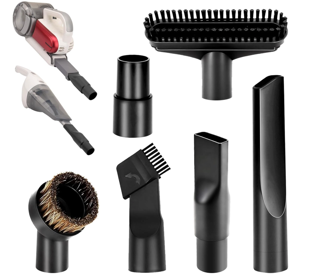 Universal Attachments Adapter Kit  Extendable Crevice Tool Dustbuster Accessories, Compatible with BLACK+DECKER Dustbuster, Fits Hand Vacuum Models with the Slim Nozzle and Extendable Crevice Tool.