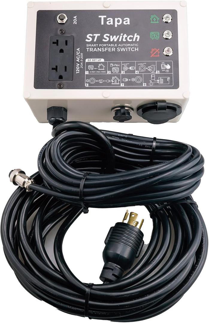 HZ Smart Transfer Switch Compatible with Westinghouse Portable Generator with Smart Switch Outlet