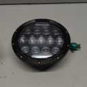 7 Inch Headlight Fit For Street Glide H4 Round Sealed Beam DOT SAE Approved Motorcycle LED Headlight