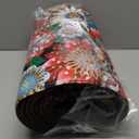 Likiyol Boho Kitchen Rugs, Floral Kitchen Mats for Floor Bohemian Cushioned Anti Fatigue Mats for Kitchen Floor, Non Slip Washable Kitchen Mat for Home, Sink, 18''x30''+18''x48''+18''x60'', Red