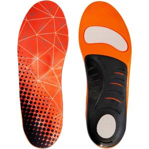 Insoles for Hey Dude Men's and Women's Shoes Replacement, Footwear Inserts for Arch Support Inserts to Help Reduce Fatigue Cushion Shock Absorbing (S, Men 6.5-8.5/Women 7.5-9.5)