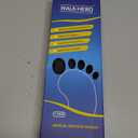 Plantar Fasciitis Feet Insoles Arch Supports Orthotics Inserts Relieve Flat Feet, High Arch (Mens 8-8 1/2 | Womens 10-10 1/2) (Gray)