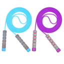 Children's Skipping Rope, Pack of 2, Adjustable Skipping Rope with Skin-Friendly Foam Handles, 260 cm Skipping Rope for Men, Women, Children, Fitness, Training, Game