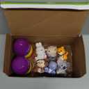 Letapapa 12 Pack Easter Eggs Filled with Safari Animal Finger Puppets for Easter Basket Stuffers, Easter Egg Fillers, Easter Eggs Hunt, School Classroom Rewards Party Favor Supplies