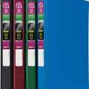 Avery Durable 3 Ring Binders, 0.5" Slant Rings, Case Pack of 12 Assorted Binders (11058)