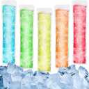 [Bag Only] 100 Popsicle Bags No Funnel - Sealable Popsicle Mold Bags, BPA-Free Freezer Tubes with Zip Seals, Ideal for Ice Pops, Yogurt, Juice, Smoothies, Healthy Snacks