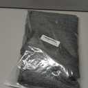 Wolkemer Faux Linen Oval Tablecloth Heavy Duty Wrinkle Resistant Fabric Table Cloths 60 x 102 Inch Charcoal Farmhouse Rustic Table Cover for Kitchen Dining Indoor Outdoor Tabletop Decoration