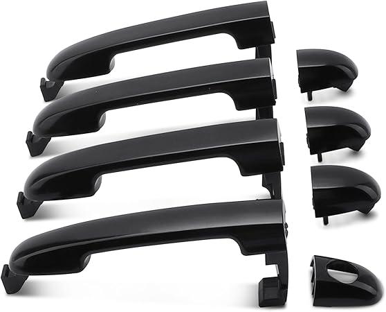 4Pcs Front Rear Left Right Exterior Door Handle Driver Passenger Side