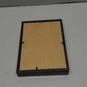 THCASITO 5x7 Double Picture Frame Vertical Wooden Hinged Photo Frame 2 Opening Folding Collage with Definition Glass, Black