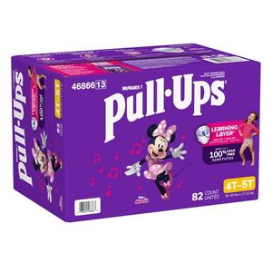 Huggies Pull-Ups Girl's Potty Training Pants 4T-5T 82 Count
