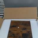 Snughome Desk Shelf, 31.9" Desktop Organizer Shelf, Desk Hutch for Computer Monitor, 4 Tier Desk Top Display Rack, Wood Desktop Bookshelf Storage Rack for Home Office Dorm, Rustic Brown