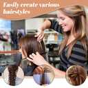 Yaomiao 300 Pcs Rat Tail Comb Bulk Hair Styling Comb Root Teasing Comb Fine Tooth Parting Combs for Braiding Hair Plastic Black Comb for Men and Women Home Salon Barber Shop Supplies