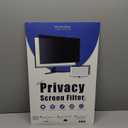 [2-Pack] 24 Inch Computer Privacy Screen Filter for 16:9 Widescreen Monitor, Removable Eye Protection Anti Glare Blue Light Filter Privacy Shield, Anti Spy Screen Protector Film 24 In