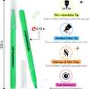 90 Count Bible Highlighters No Bleed Through, 6 Morandi Colors, Muted Pastel Highlighter Markers Assorted Colors Bulk for Study Bible, Journaling Supplies