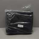 MINTWOOD Design Storage Basket for Shelves, Decorative Baskets for Organizing, Book Basket, Storage Cube Bin Box, Woven Closet Organizer, Pantry Closet and Shoe Basket, Full Black