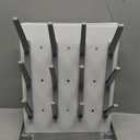 IEEK Baby Bottle Drying Rack, Large Vertical Drying Tower Bottle Rack Holder Space Saving Standing Drying Rack for Countertop-Holds 12 Baby Bottles and Cup, Detachable Travel Bottle Rack, Grey and White