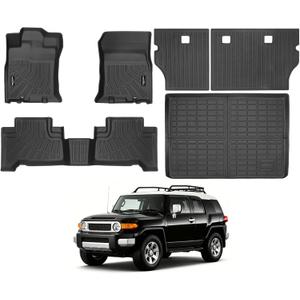 All Weather TPE Floor Mat Set for 2007-2014 Toyota FJ Cruiser