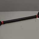 Pull Up Bar for Doorway: Sportneer Strength Training Pull-up Bars without Screw - Adjustable Width Locking Mechanism Chin Up Bar, Thickened Steel Max Limit 440 lbs Upper Body Fitness Pullup Bars for Home (Black-Red)