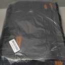 ESTARER Men Messenger Bag 15.6 inch, Computer Work Bag Water-resistant Canvas, Laptop Shoulder Bag Briefcase Satchel, Dark Grey