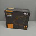 Tefici Electric Heated Blanket Throw, Super Cozy Soft 2-Layer Flannel 50" x 60" Heated Throw with 6 Heating Levels & 4 Hours Auto Off, Machine Washable, ETL&FCC Certified, Home Office Use,Blue