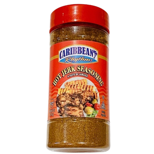 Caribbean Rhythms Hot Jerk Seasoning, 5 oz (5 Ounce (Pack of 1)), Best By 11/2028
