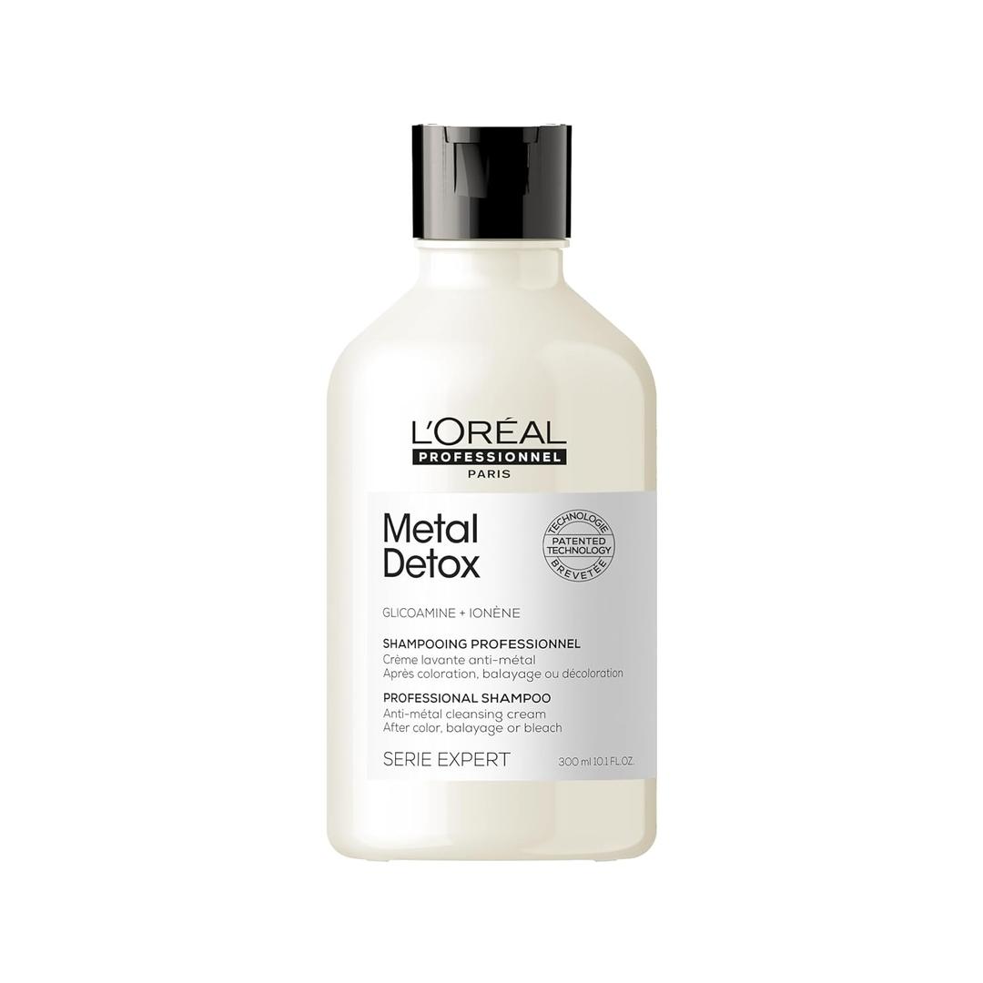 L'Oral Professionnel Paris Metal Detox Shampoo - Sulfate-Free Anti-Breakage Shampoo For Damaged or Color-Treated Hair, Detoxifies, Prevents Damage & Prolongs Hair Color