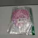 36pcs Christmas Light Pink Snowflake Ornaments Plastic Glitter Snow Flakes Ornaments for Winter Christmas Tree Decorations Size Varies Craft Snowflakes